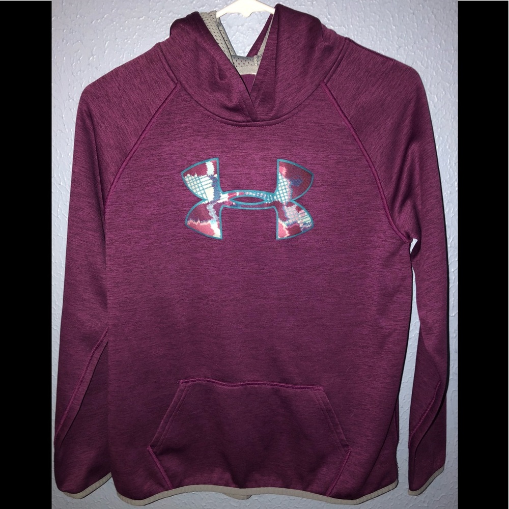 Barley worn under armor hoodie